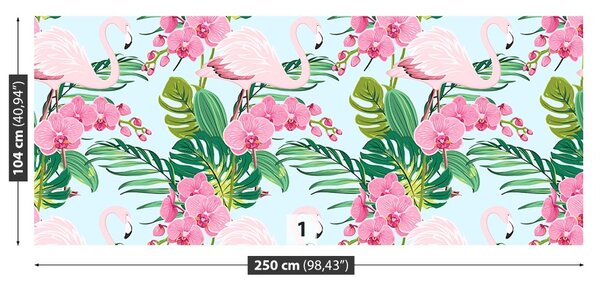 Carta da parati Fiore di orchidea 104x70 cm