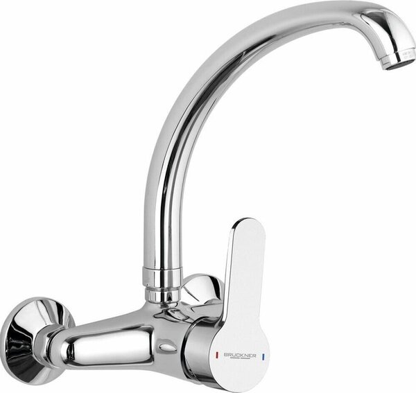 Bruckner Sieger - Miscelatore per lavabo a parete, cromo 914.015.1