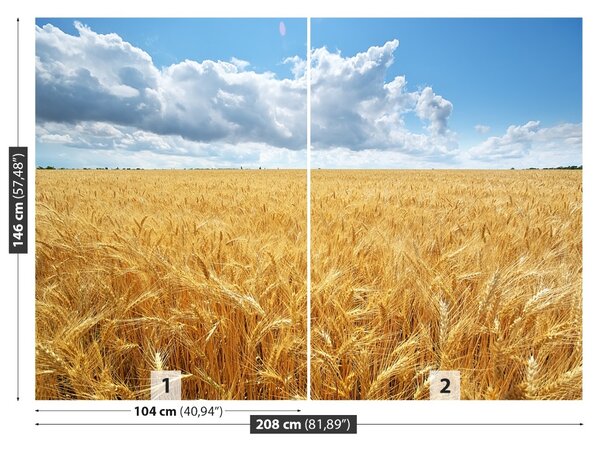 Carta da parati Campo di grano 104x70 cm