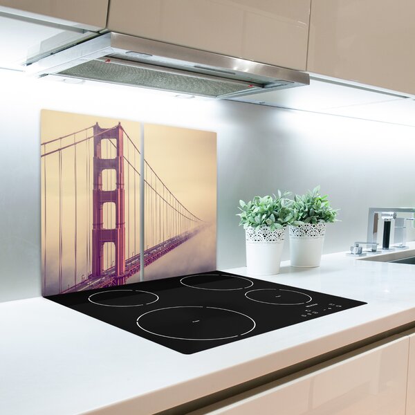 Tagliere in vetro Ponte di San Francisco 60x52 cm