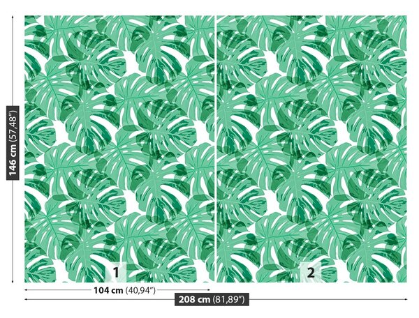 Carta da parati Modello tropicale 104x70 cm