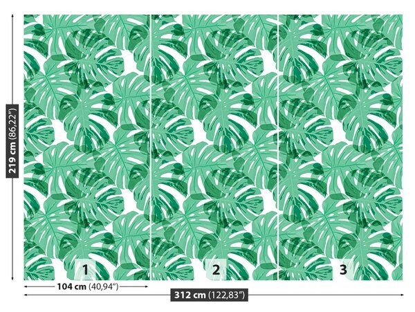 Carta da parati Modello tropicale 104x70 cm