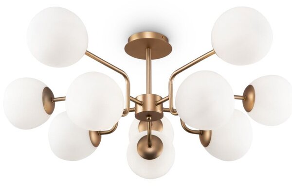 Maytoni Lampadario moderno con diffusori in vetro e struttura in metallo Erich - 40W ORO