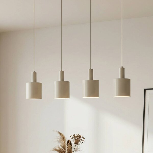 Lampada a sospensione Ovelia Lindby, dimmerabile, Crema / Ambra, Cucina, Metallo, Moderno, Lampada a sospensione