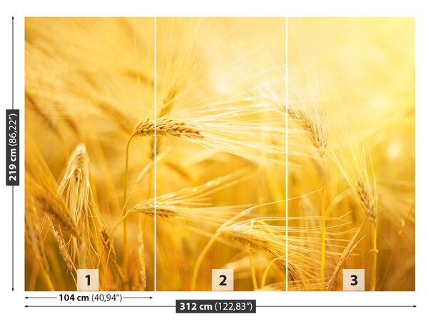 Carta da parati Campo di grano 104x70 cm