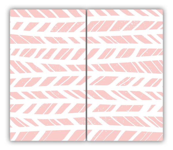 Tagliere in vetro temperato Pattern Flankeet 60x52 cm