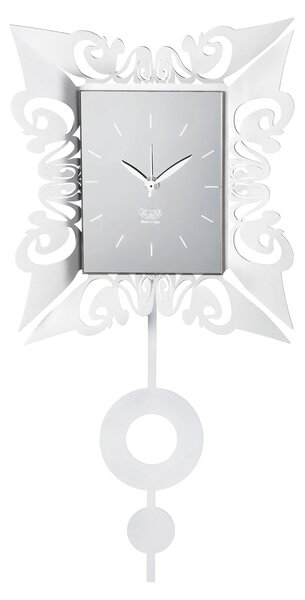 Arti & Mestieri Orologio a pendolo da parete Vanity - in 4 varianti BIANCO MARMO