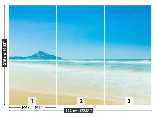Carta da parati Paradiso e spiaggia 104x70 cm