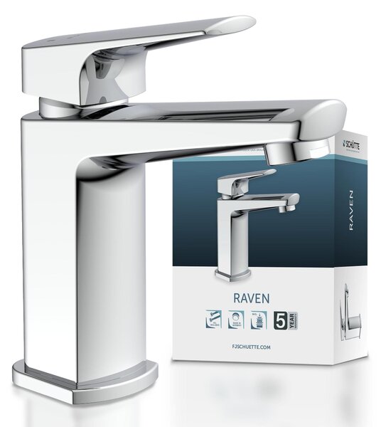 Miscelatore per lavabo, monocomando con kit di scarico, cromo