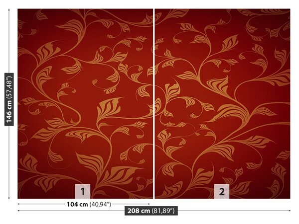 Carta da parati Pattern floreale 104x70 cm