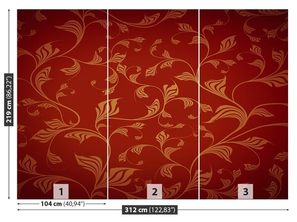 Carta da parati Pattern floreale 104x70 cm
