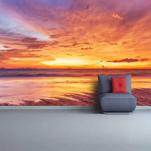 Carta da parati Tramonto bellissimo 104x70 cm