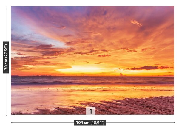 Carta da parati Tramonto bellissimo 104x70 cm
