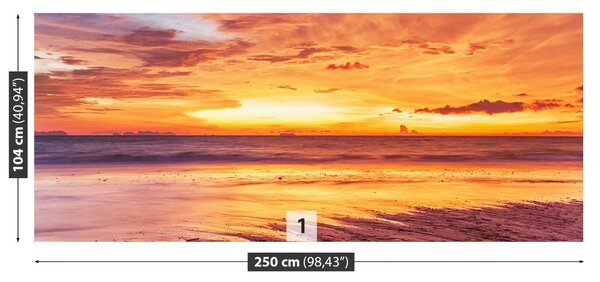 Carta da parati Tramonto bellissimo 104x70 cm