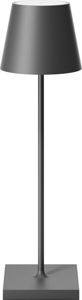 SIGOR Lampada da tavolo ricaricabile a LED "NUINDIE 380" INDOOR & OUTDOOR 2,2W 827 (tono caldo-extra) antracite USB-C