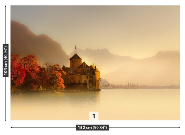Carta da parati Castello di Montreux 104x70 cm