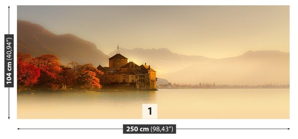 Carta da parati Castello di Montreux 104x70 cm
