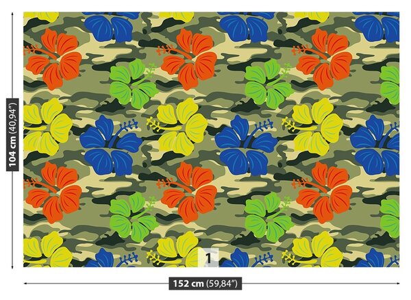 Carta da parati Ibisco 104x70 cm