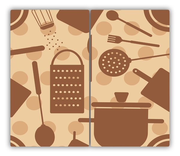 Tagliere in vetro Utensili da cucina 60x52 cm