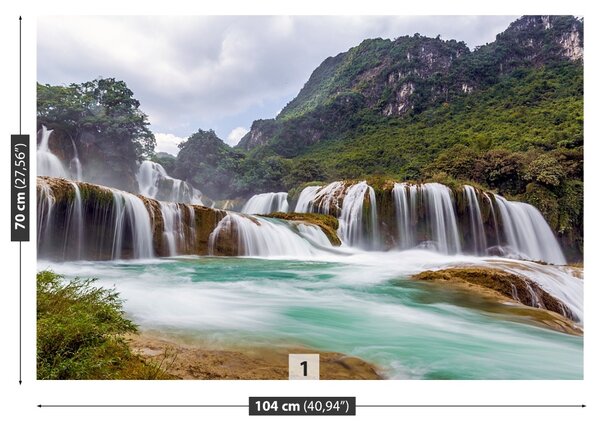 Carta da parati Bangioc Waterfall 104x70 cm