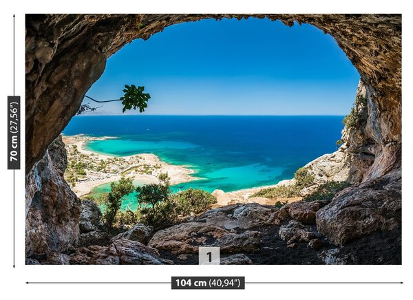Carta da parati Grecia Cave 104x70 cm