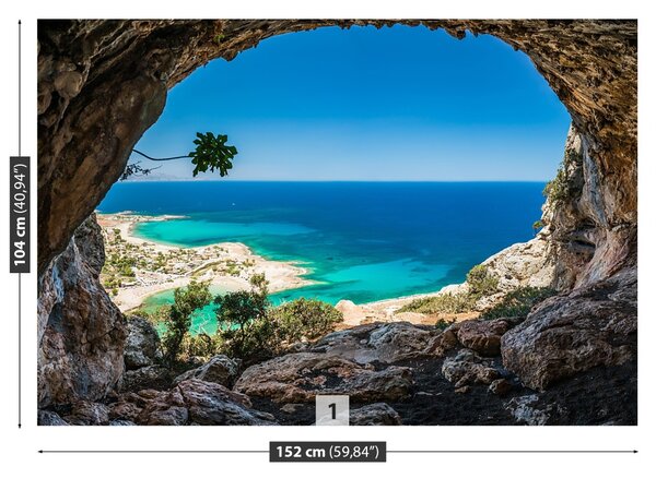 Carta da parati Grecia Cave 104x70 cm