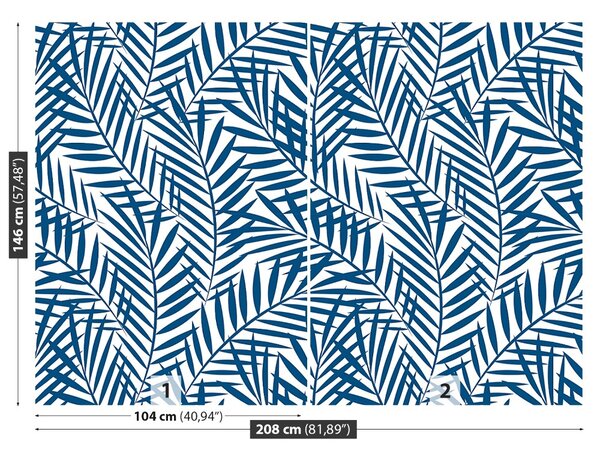 Carta da parati Foglie di palma 104x70 cm