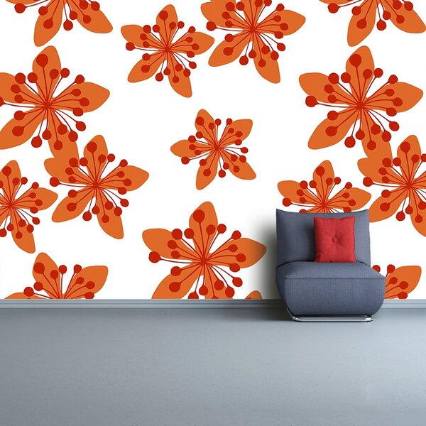 Carta da parati Pattern floreale 104x70 cm