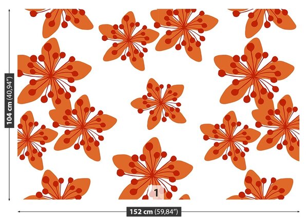 Carta da parati Pattern floreale 104x70 cm