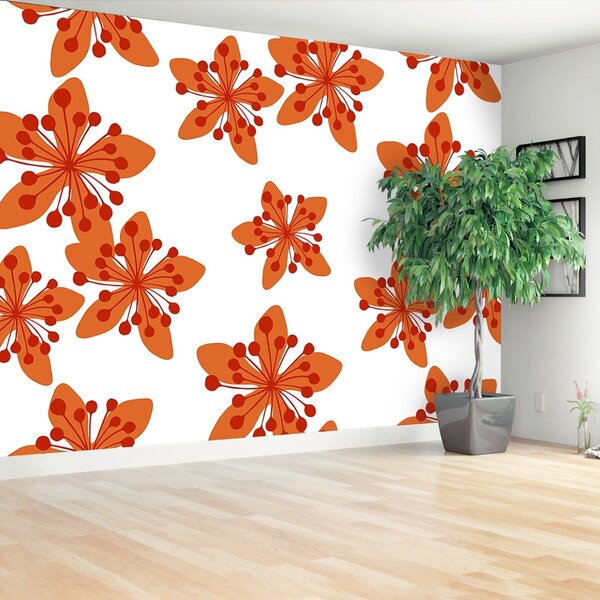 Carta da parati Pattern floreale 104x70 cm