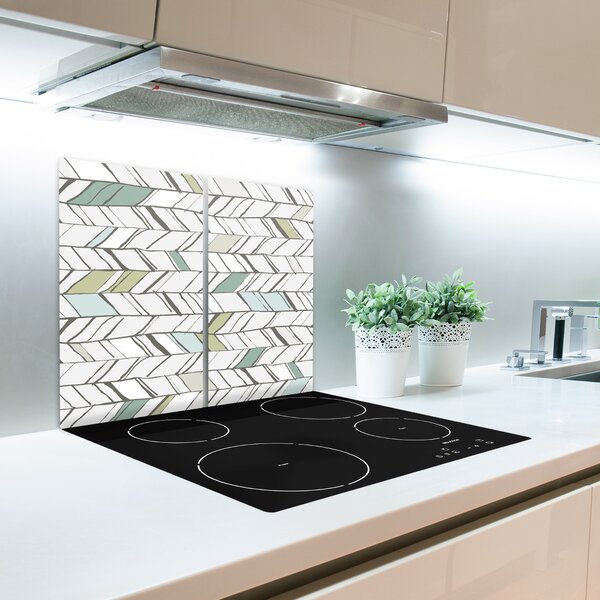 Tagliere in vetro Pattern Flankeet 60x52 cm
