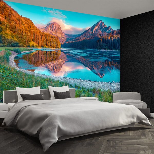 Carta da parati Lago Obersee 104x70 cm