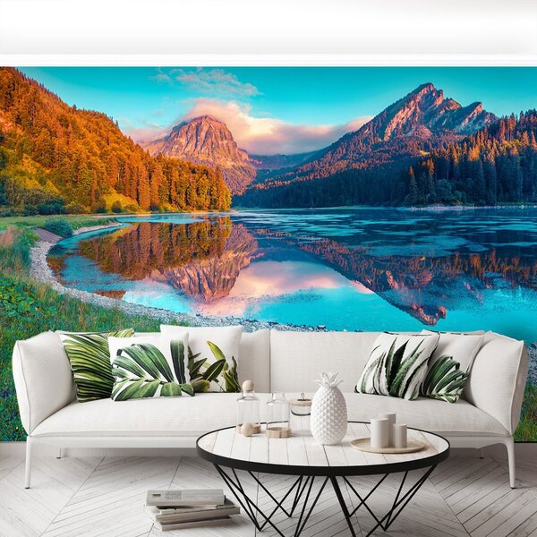 Carta da parati Lago Obersee 104x70 cm