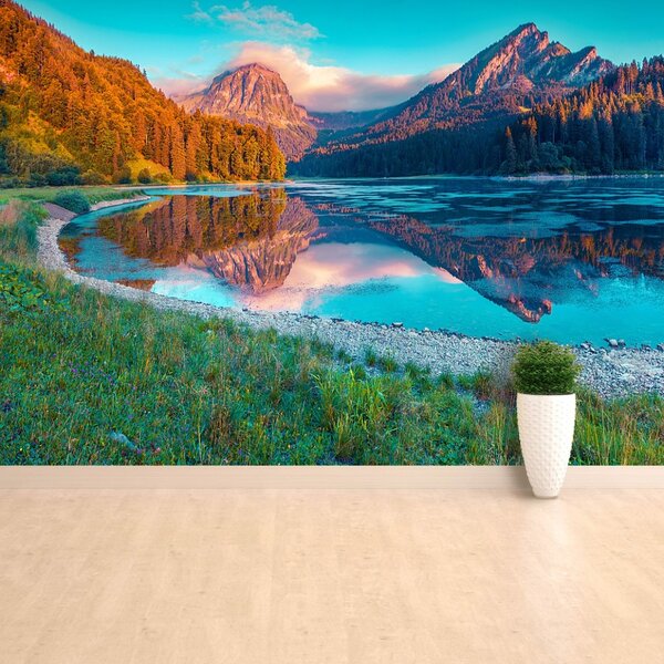 Carta da parati Lago Obersee 104x70 cm