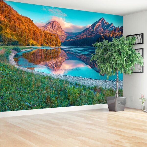 Carta da parati Lago Obersee 104x70 cm