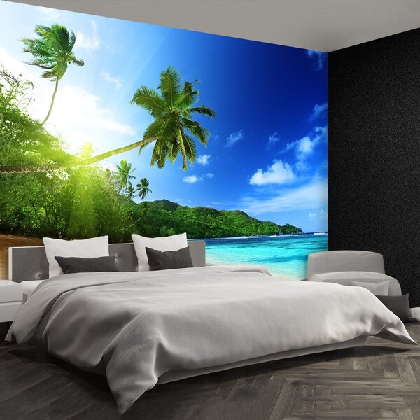 Carta da parati Spiaggia a Seychelles 104x70 cm