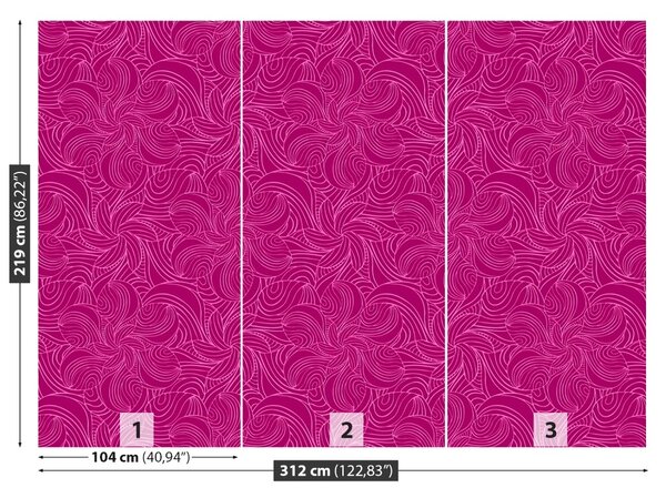 Carta da parati Pattern floreale 104x70 cm