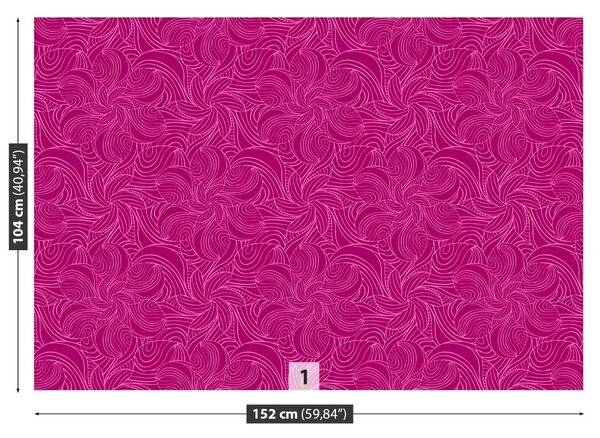 Carta da parati Pattern floreale 104x70 cm