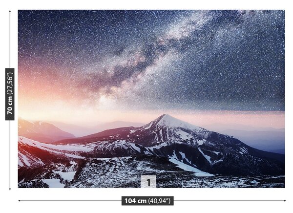 Carta da parati Cielo stellato 104x70 cm