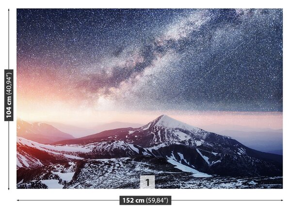 Carta da parati Cielo stellato 104x70 cm