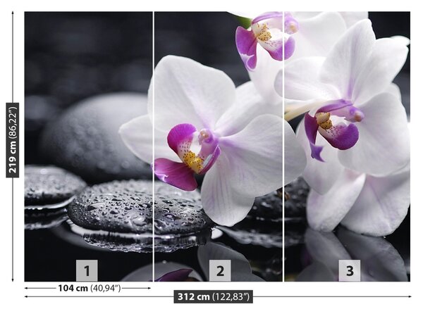 Carta da parati Orchidea 104x70 cm