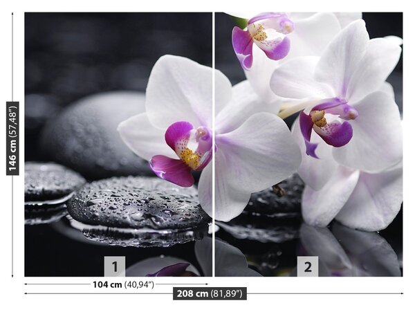 Carta da parati Orchidea 104x70 cm