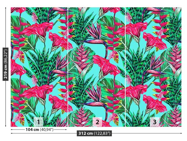 Carta da parati Pattern floreale 104x70 cm