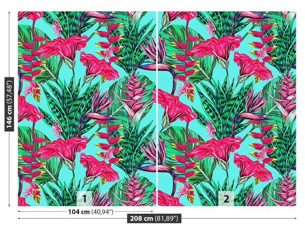 Carta da parati Pattern floreale 104x70 cm