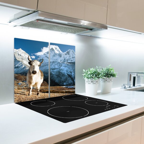 Tagliere in vetro Come una montagna comune 60x52 cm