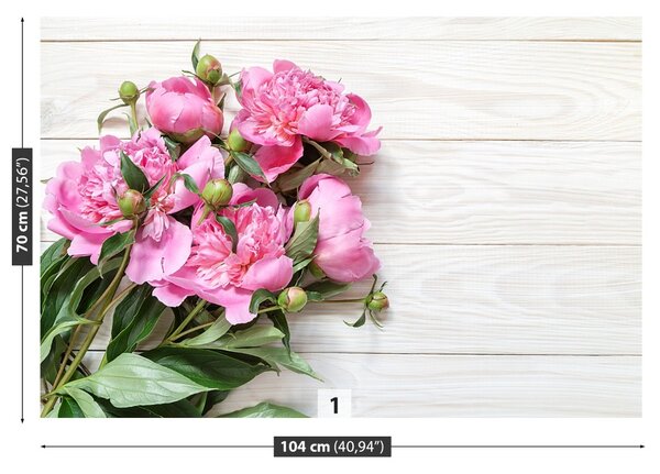 Carta da parati Peonies Bouquet 104x70 cm