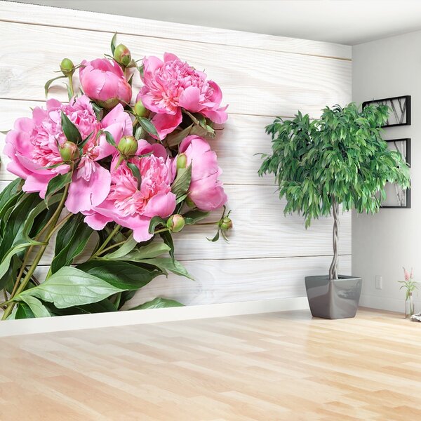 Carta da parati Peonies Bouquet 104x70 cm