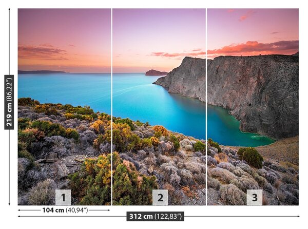Carta da parati Golfo Grecia 104x70 cm