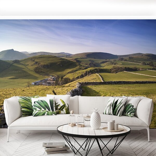 Carta da parati Hill Chrome 104x70 cm