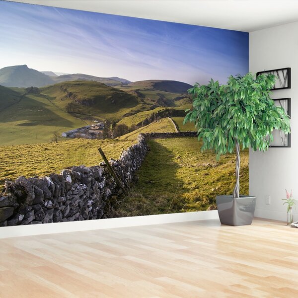 Carta da parati Hill Chrome 104x70 cm